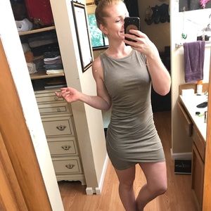 Leith Body-con rouched dress